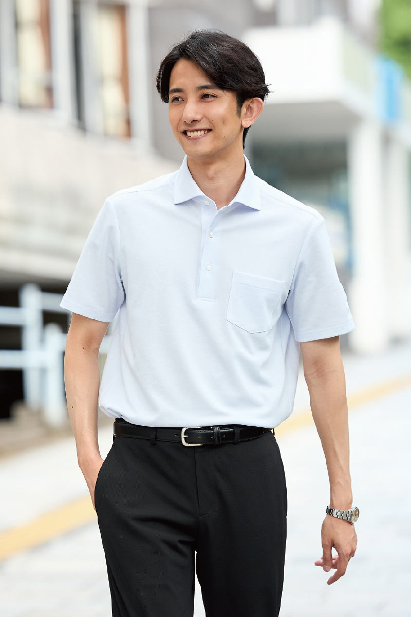 アイポロ着用男性
