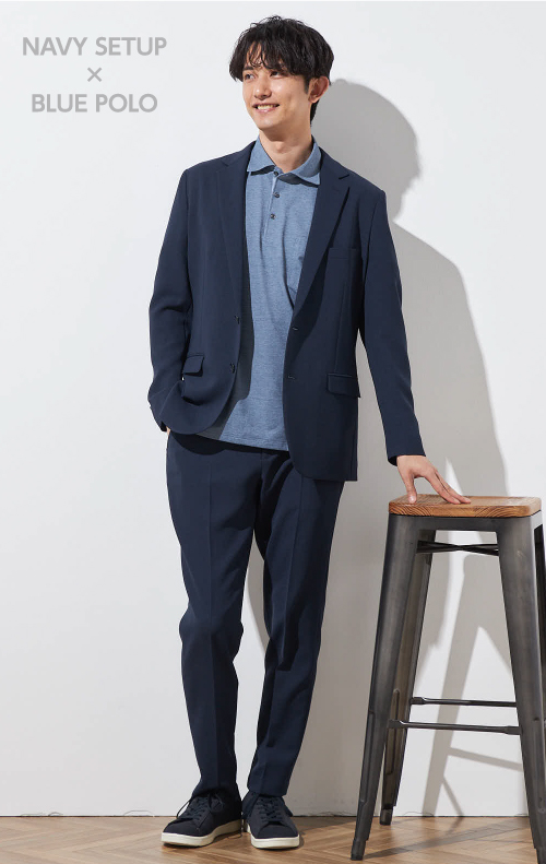 NEVY SETUP × BLUE POLO