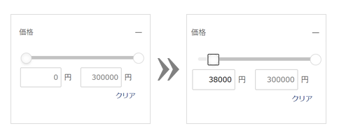 価格選択の場合