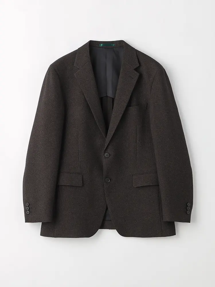 【リッケンバッカー】スラブジャケット２つボタンウォッシャブルストレッチ秋冬