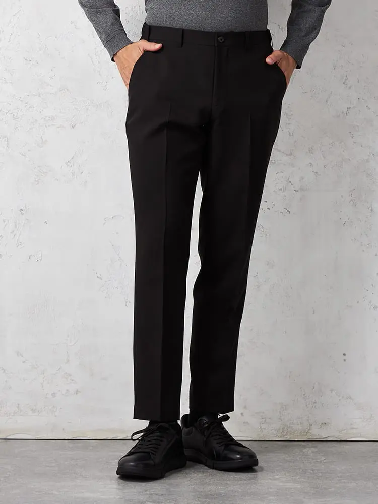 【WEB限定】【TOKYORUN】セットアップパンツウォッシャブルノータック通年ストレッチ