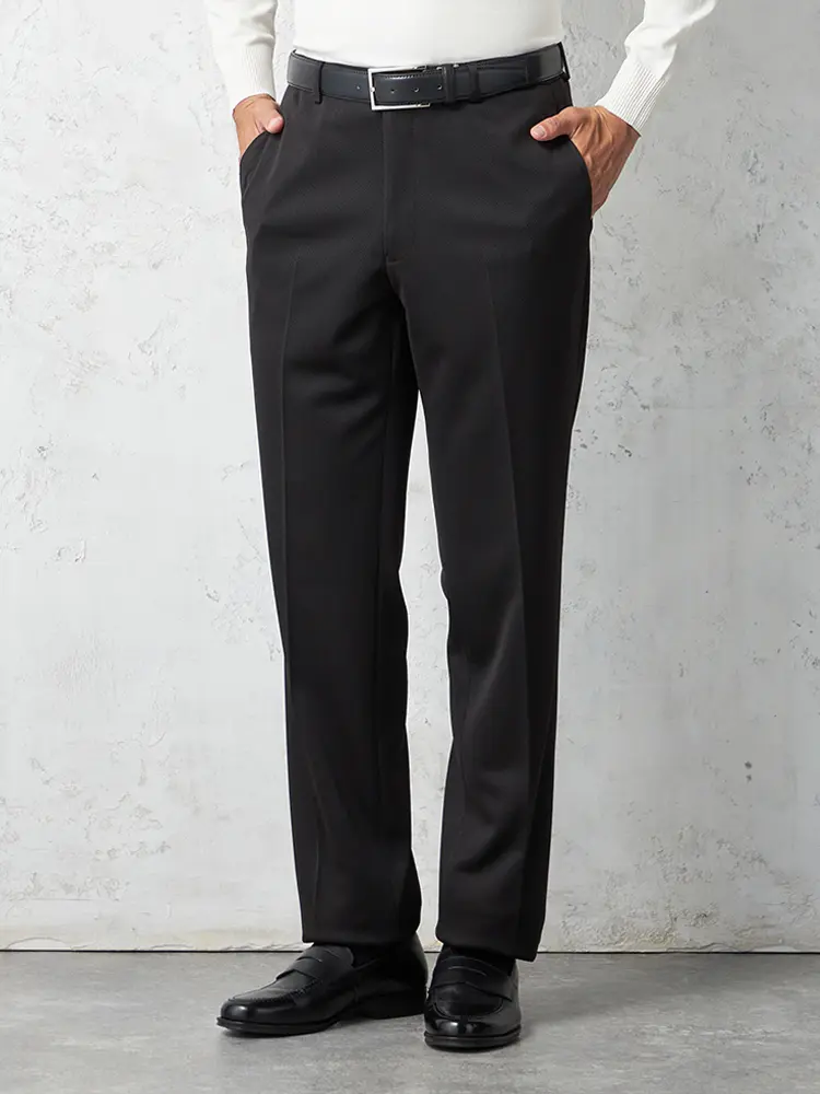 【アイパンツ】レギュラーノータックパンツウォッシャブル秋冬