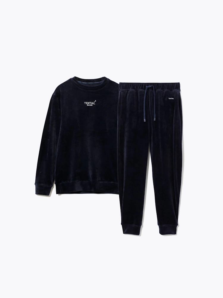 【テンシャル】BAKUNEVelourLongSleeveLongPantsUnisex下TENTIAL