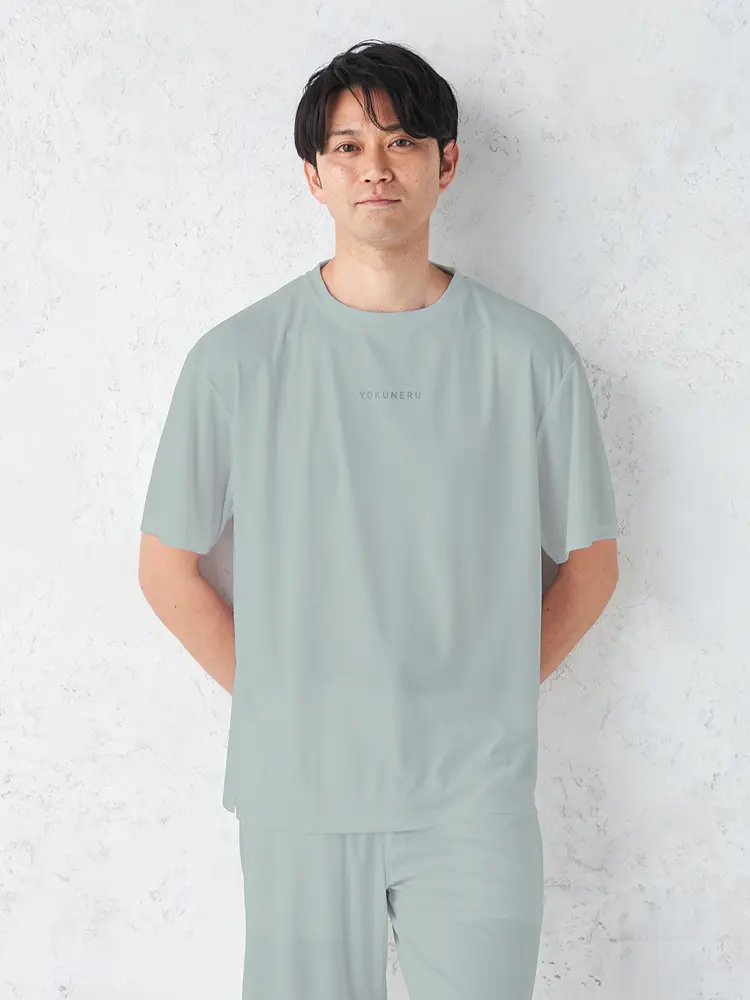 【YOKUNERU】リカバリーウェア男女兼用半袖シャツ疲労回復血行促進遠赤外線快眠NANOMIX(R)【一般医療機器】SS～LLサイズ