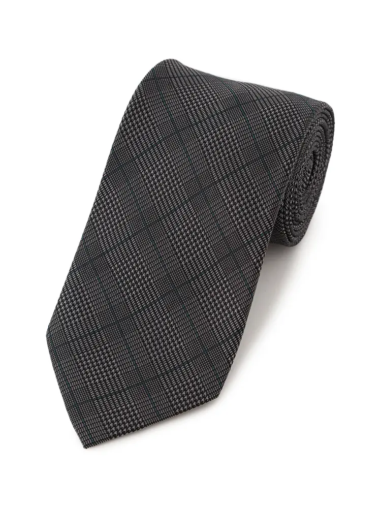 【KATHARINEEHAMNETT-キャサリン・イー・ハムネット-】レギュラーグレンチェックネクタイ秋冬