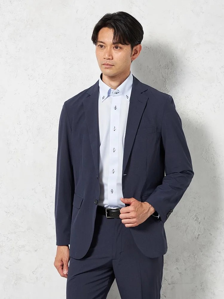 【AIRSUIT】ジャケット2つボタン【セットアップ商品有】接触冷感吸汗速乾UVカット無地春夏